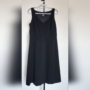 Ann Taylor Elegant Black Sleeveless Dress